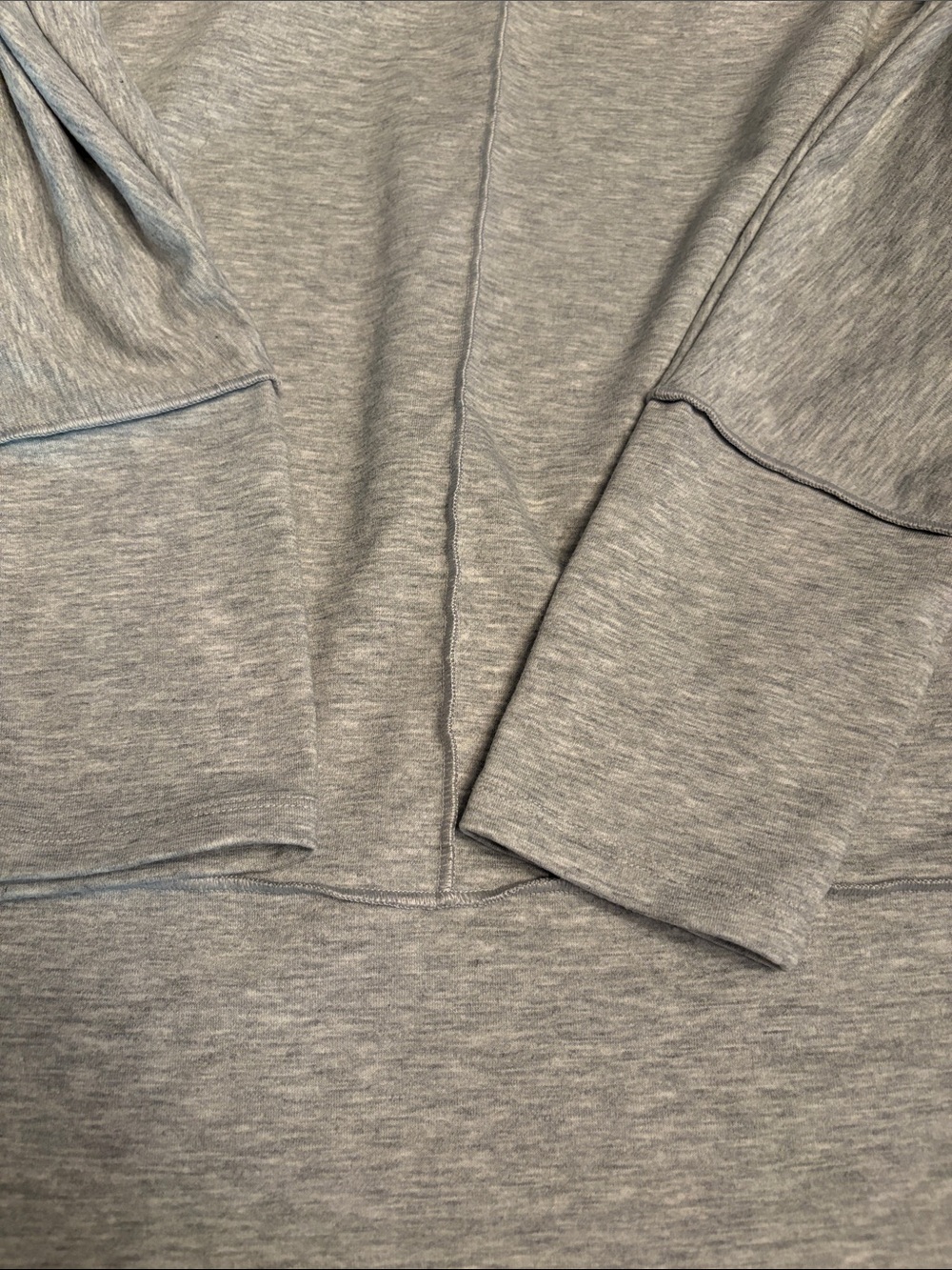 Spanx Perfect Length Dolman Sleeve Top heather gray Size S - Picture 5 of 6